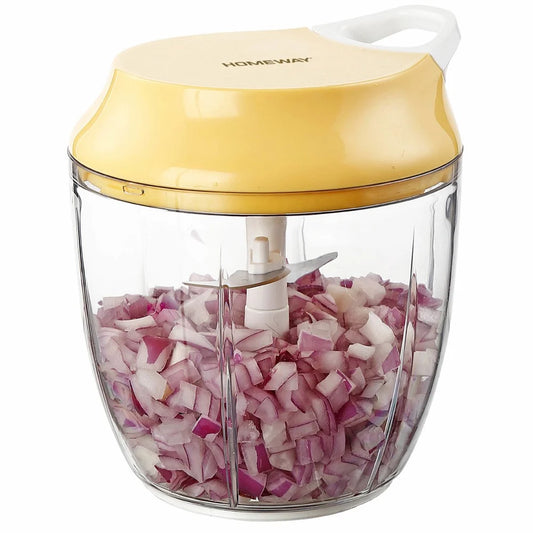 HOMEWAY MANUAL CHOPPER WITH EGG BREAKER 950ML-HW3402